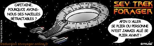 Sev Trek Comic Strip. Copyright 1997 by John Cook. Traduction et utilisation avec l'accord de l'auteur. Reproduction interdite sans son accord.