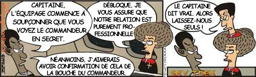 Sev Trek Comic Strip. Copyright 1997 by John Cook. Traduction et utilisation avec l'accord de l'auteur. Reproduction interdite sans son accord.