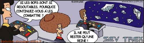 Sev Trek Comic Strip. Copyright 1997 by John Cook. Traduction et utilisation avec l'accord de l'auteur. Reproduction interdite sans son accord.