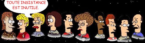 Sev Trek Comic Strip. Copyright 1997 by John Cook. Traduction et utilisation avec l'accord de l'auteur. Reproduction interdite sans son accord.